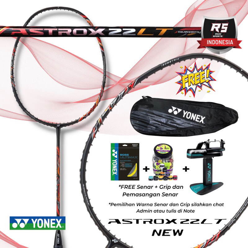 YONEX ASTROX 22 LT RAKET BADMINTON ORIGINAL 100%
