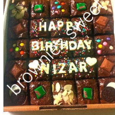 

fudgy brownies ucapan