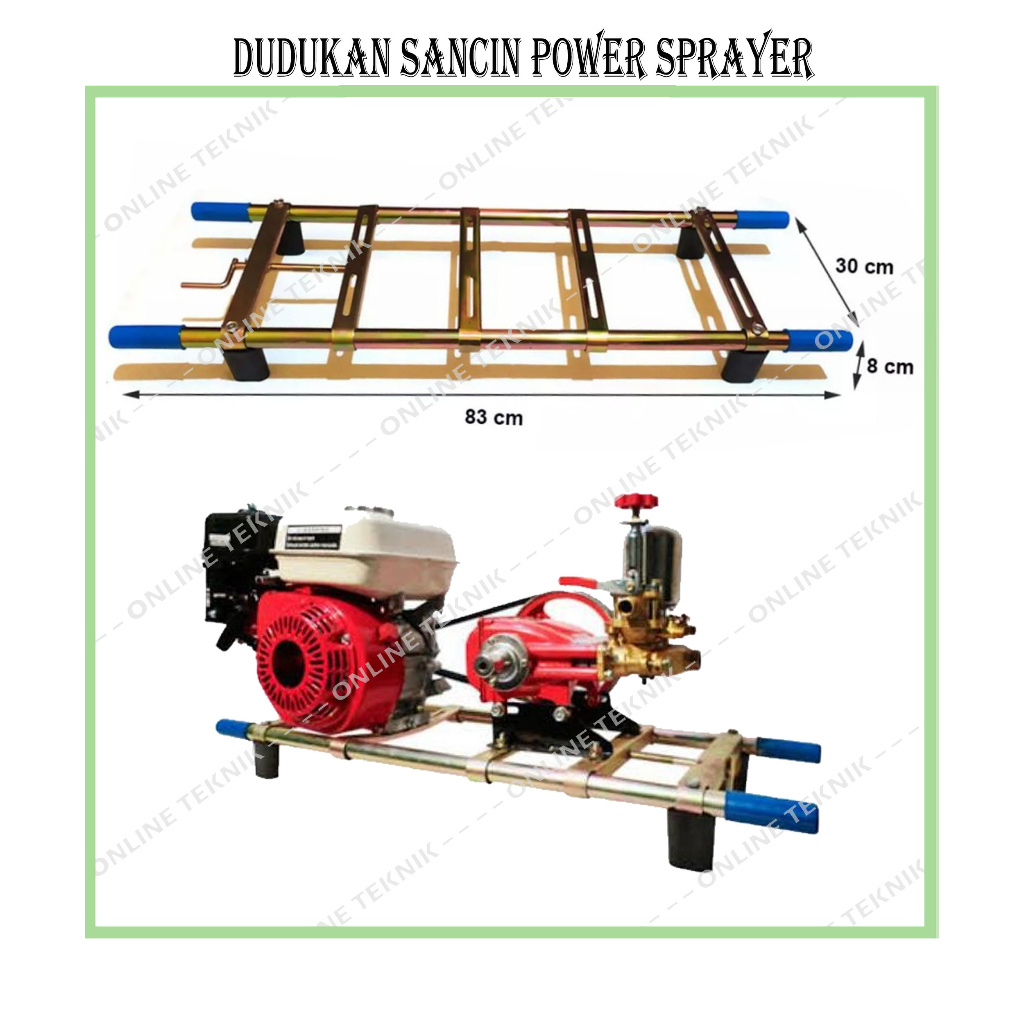 SANCHIN Dudukan Power Sprayer Rangka Dudukan Mesin Steam Sancin