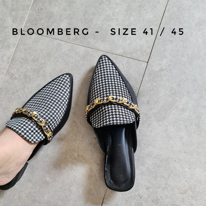 Bloomberg RIDA - Sepatu Mules Heels Wanita Big Size Jumbo 41-45 - Heels 3cm
