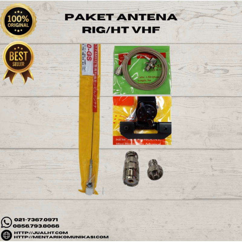 PAKET ANTENA MOBIL - PAKET ANTENA RIG/HT VHF