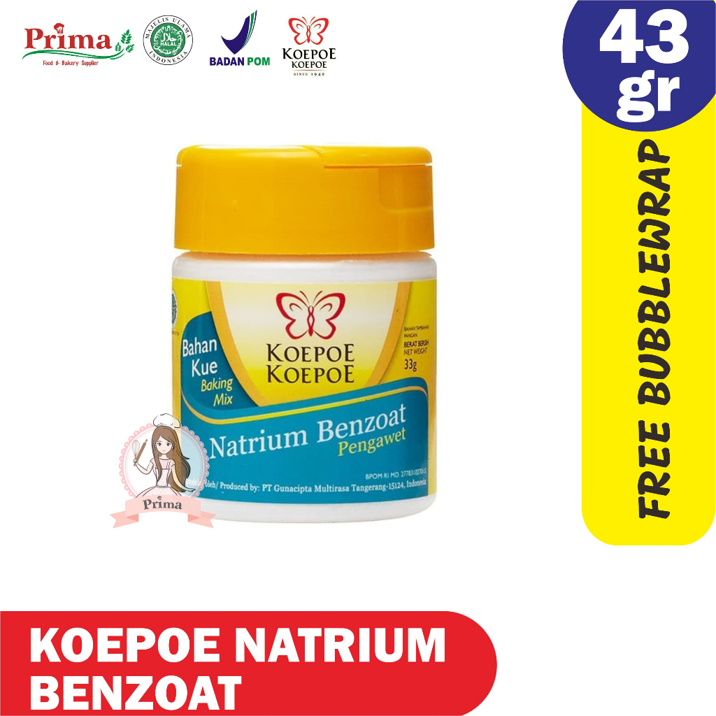

Koepoe natrium benzoat 33 gr