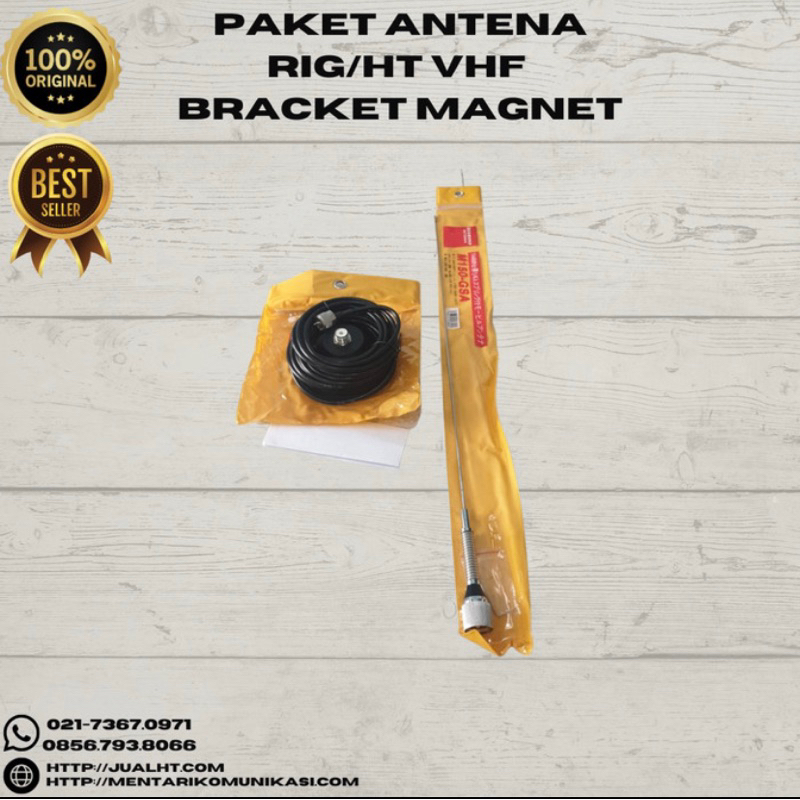 PAKET ANTENA MOBIL - PAKET ANTENA RIG/HT VHF - Bracket Magnet