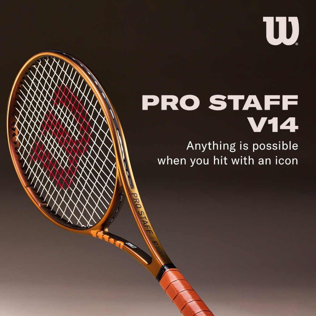 Raket Tenis Wilson Pro Staff V14 97 / 97L / 97UL / RF97 / X / Team 2023 Original