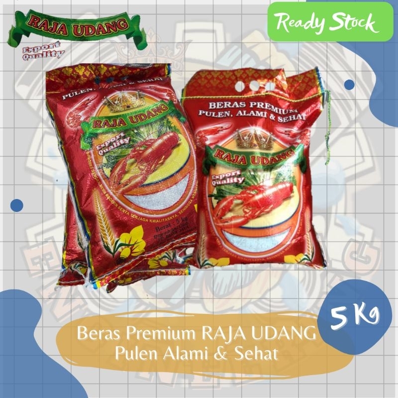 

RAJA UDANG Beras Premium Pulen Alami & Sehat 5kg