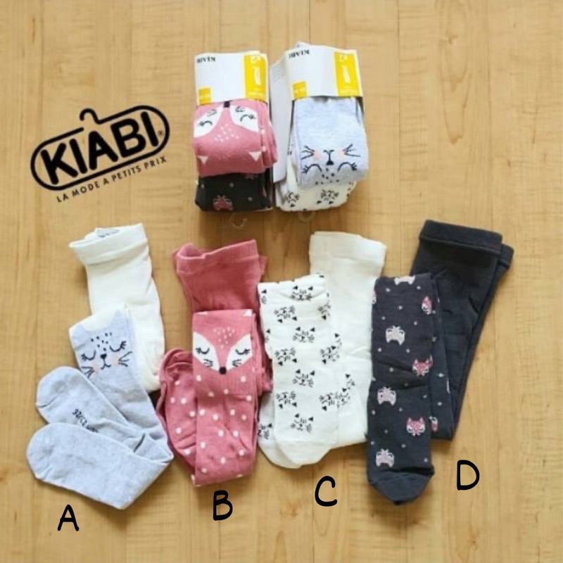 Legging Anak Tutup Kaki KIABI /Legging Stoking Anak 4-6 Tahun