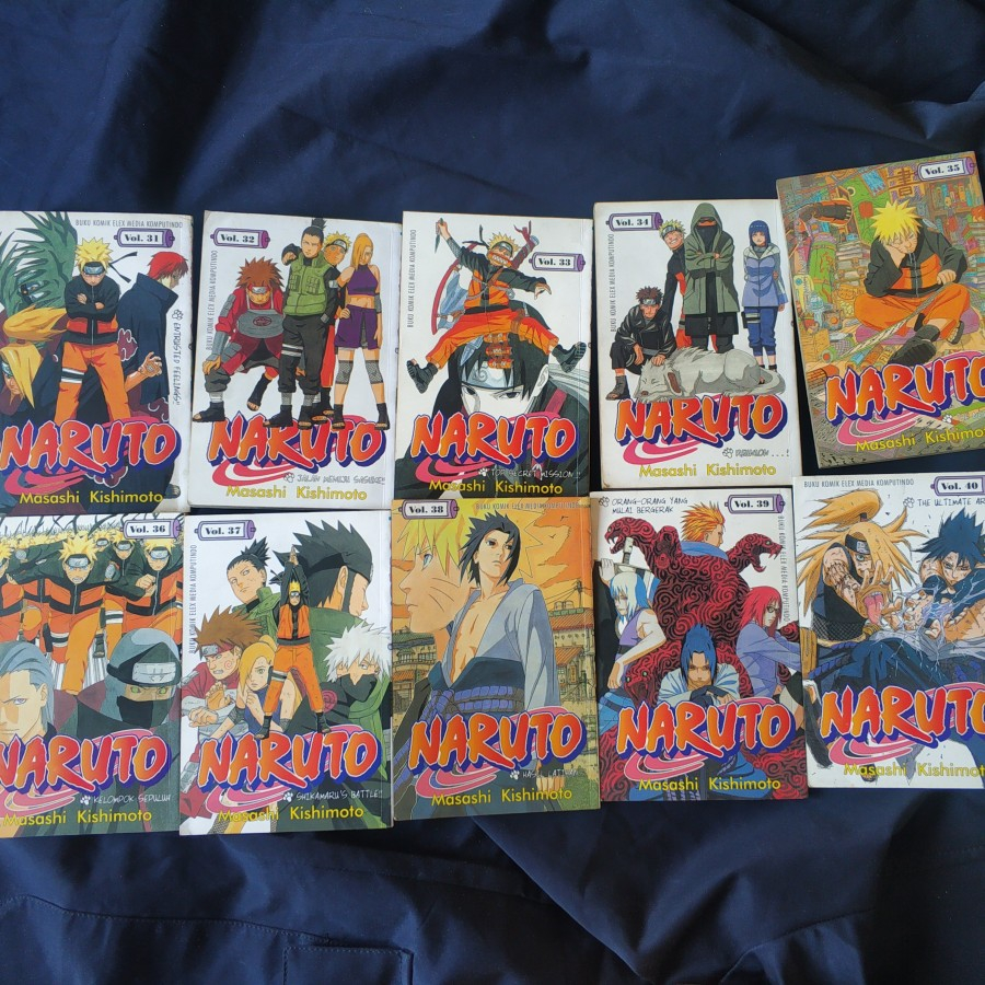 komik naruto vol 31 - 40 mulusss