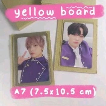 

yellow board a7 no 30 per 10 pcs