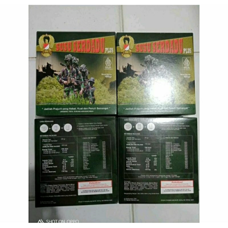 

PROMO RANSUM TNI IMUCAL SUSU SERDADU/ SUSU SEREAL MINUMAN TNI