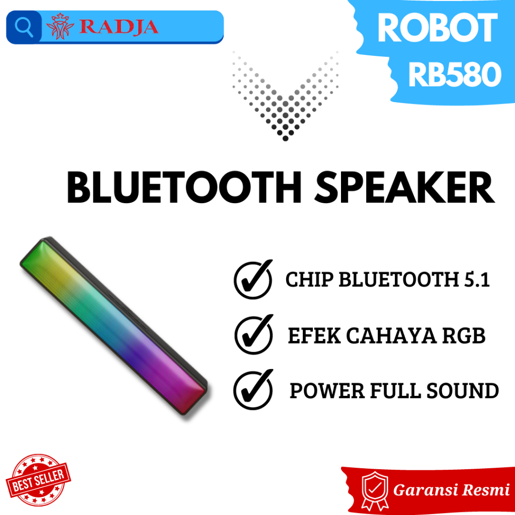 Robot Speaker Bluetooth Soundbar Speaker Powerful Stereo RGB RB580