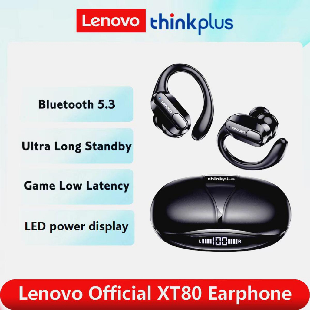 Handsfree Tws Lenovo XT80 True Wireless Bluetooth Earphones Sport Waterproof