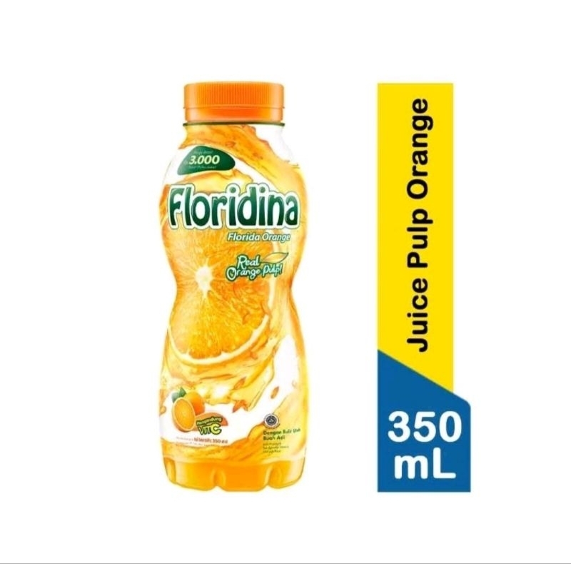 

Floridina Juice Pulp Orange Botol 350ml