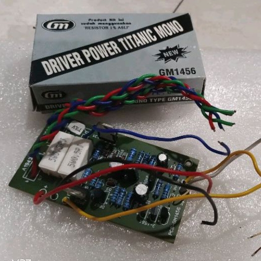 Kit Driver power 150W Watt Ampli Amplifier Titanic Mono GM