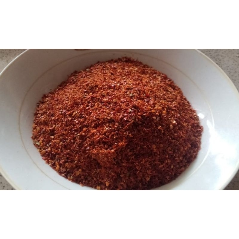

cabe merah bubuk pedas netto 25 gram sangat cocok untuk bakso dll spesial banget harga reseller guys welcome