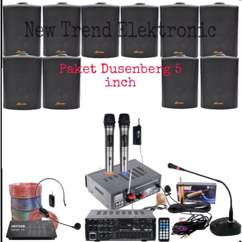 Paket Sound Dusenberg astex x1 5 Inch 10 Titik Cocok Buat Sekolahan DLL