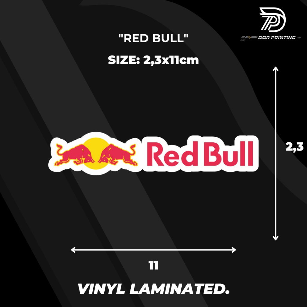 

STICKER/ RED BULL VIRALL KEREN LOGO RED BULL