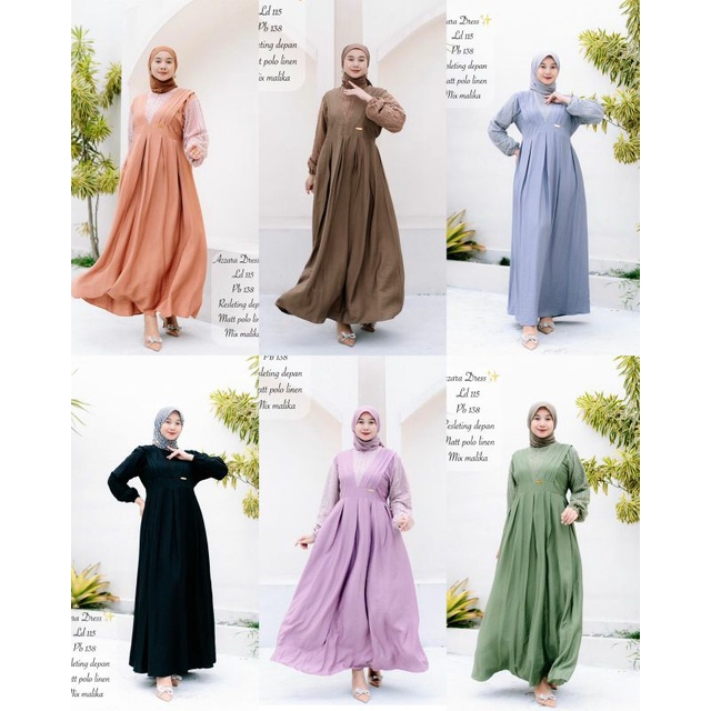 GAMIS ANISA/AZZARA DRESS/GAMIS POLOLINEN/