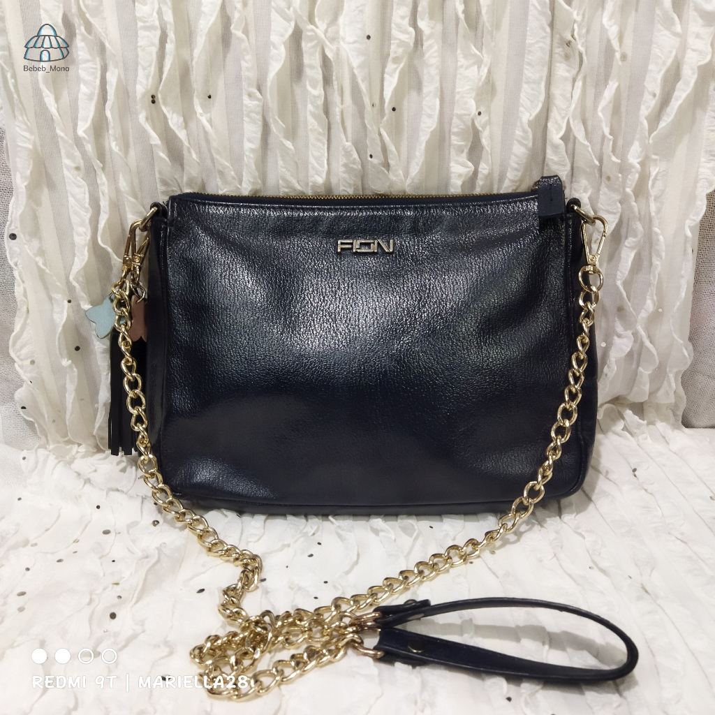 SLING RANTAI KULIT ASLI FION