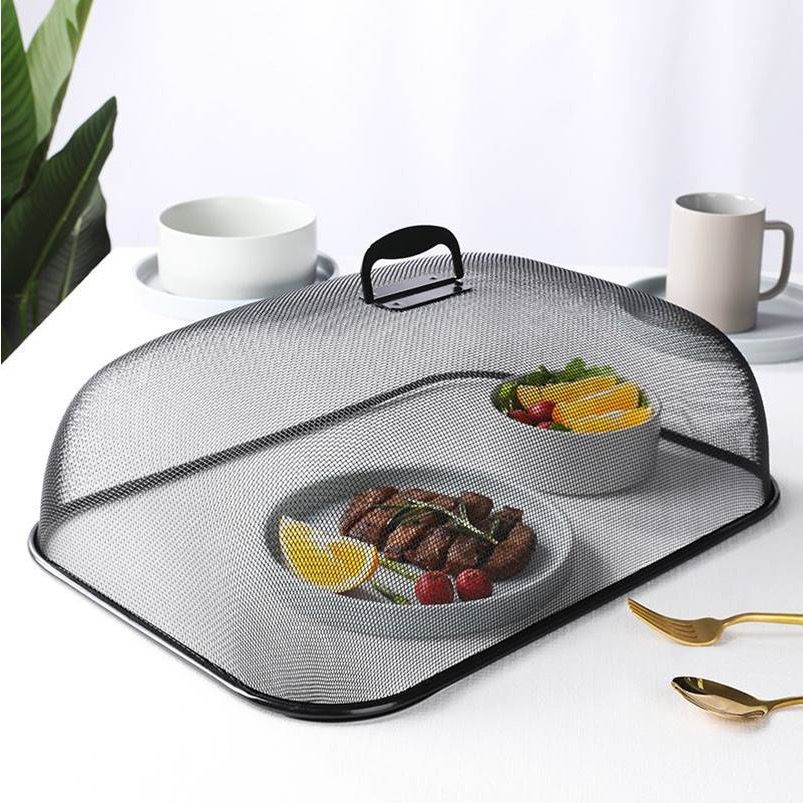 TUDUNG SAJI ESTETIK / PENUTUP MAKANAN MINIMALIS / RECTANGULAR MESH FOOD COVER - TUDUNG SAJI KAWAT