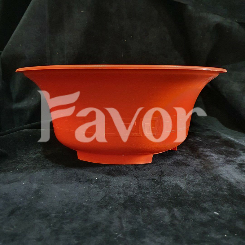 Pot Bonsai 40 GBL WARNA-WARNI ORANGE BROWNIES Pot Plastik Tebal