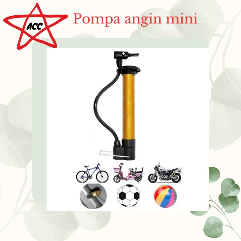 Pompa Angin Ban Sepeda Balon Kasur Bantal Renang Angin Mini Portable- POMPA BAN SEPEDA / MOTOR/KASUR