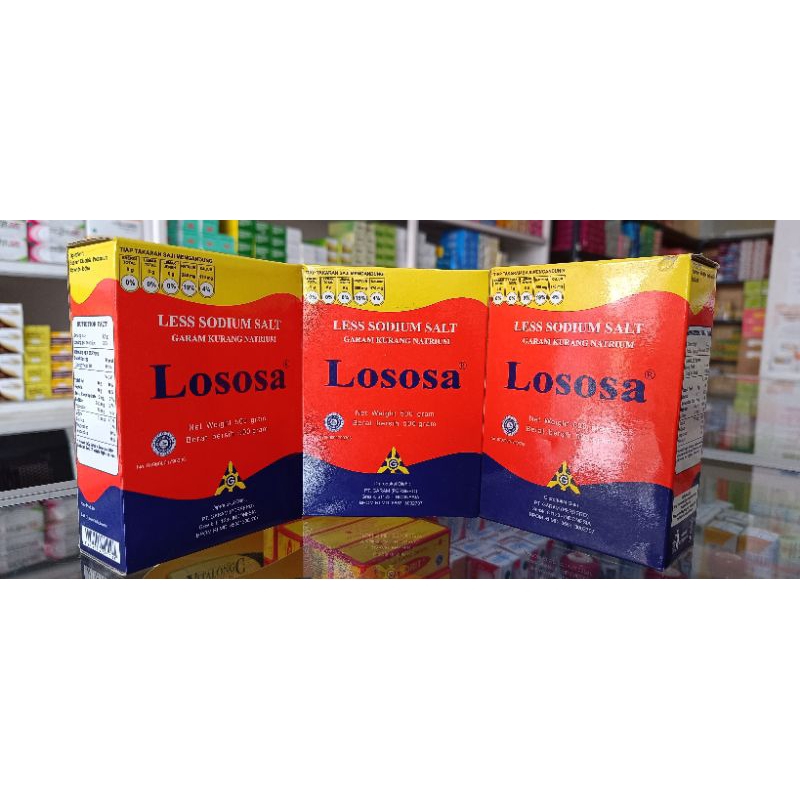 

Lososa 250&500 gr Garam rendah Natrium