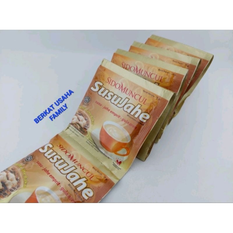 

Susu Jahe Aroma Jahe Bakar SidoMuncul isi 10 sachet @ 27g