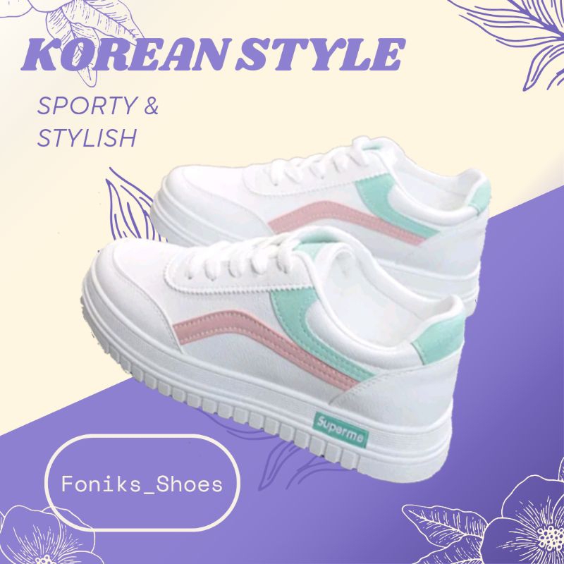 Sepatu Sneaker Wanita Korean Style