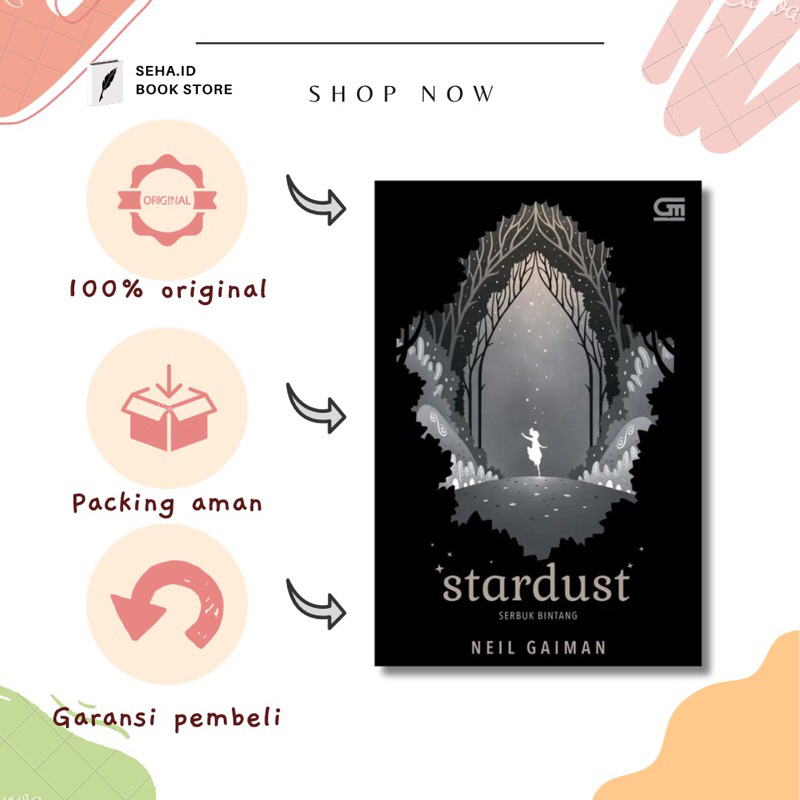 Buku Novel Serbuk Bintang (Stardust) - Neil Gaiman