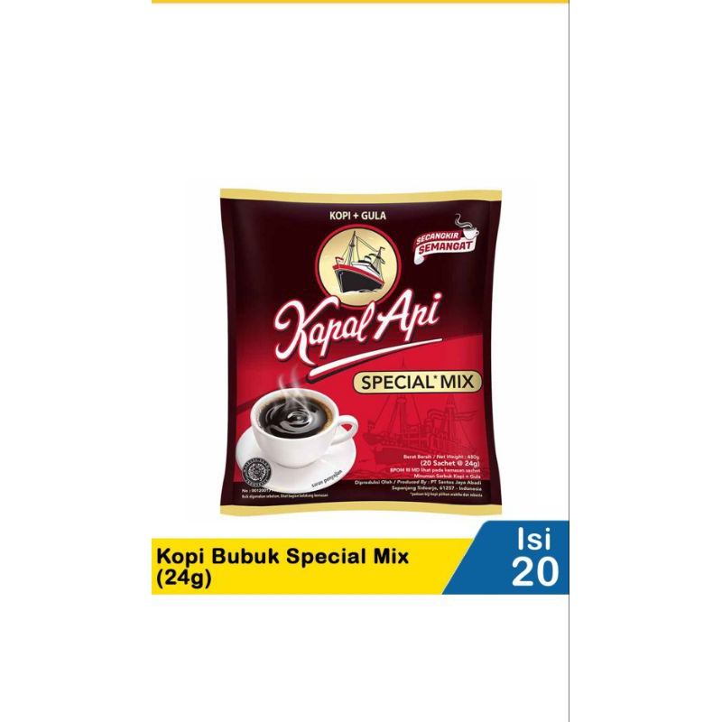 

kopi kapal api special mix isi 20 renceng