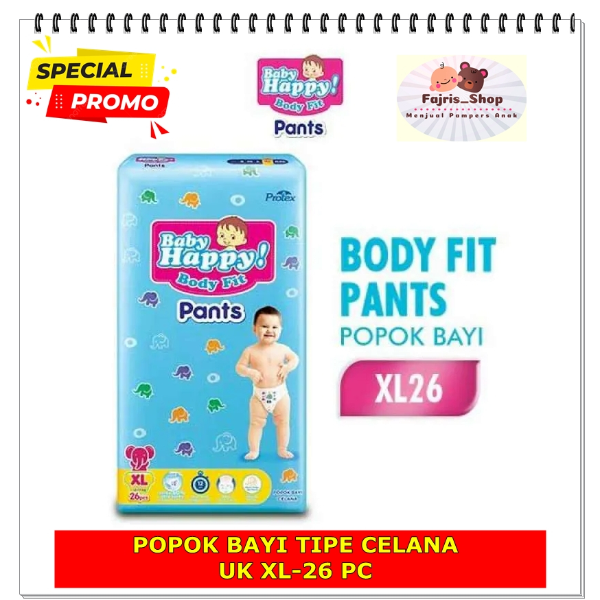 PAMPERS BABY HAPPY XL26