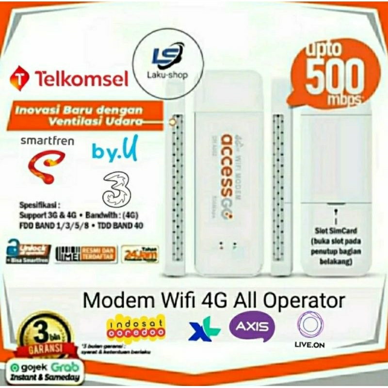 Modem 4G Wifi All operator support Smartfren