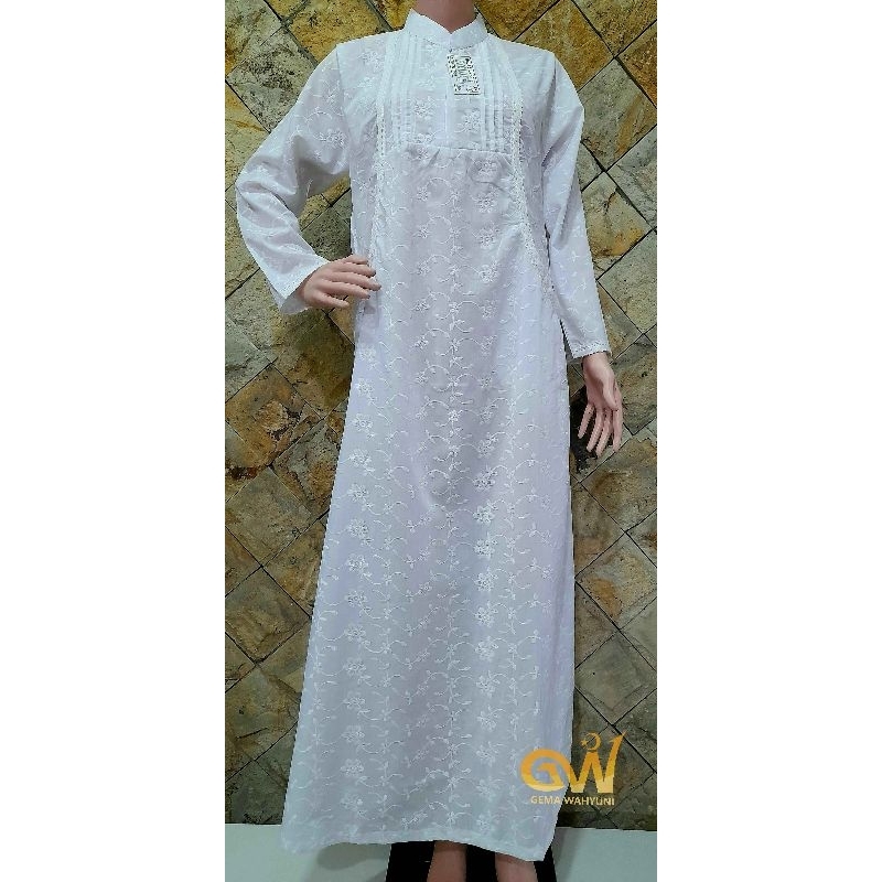 GAMIS KATUN PUTIH HAJI UMROH/GAMIS EXCLUSIVE