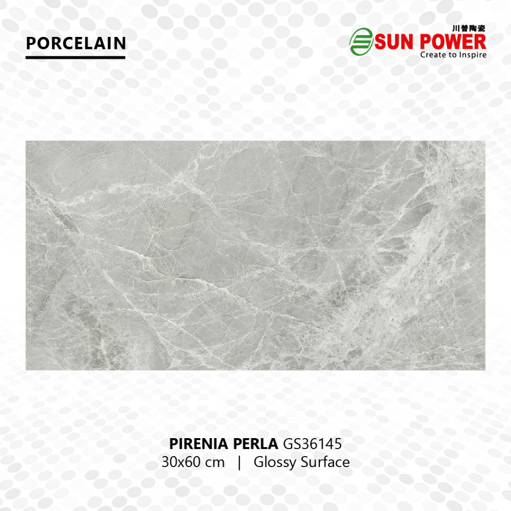 Granit Dinding Glossy Polished - Pirenia Series 30x60 | Sun Power