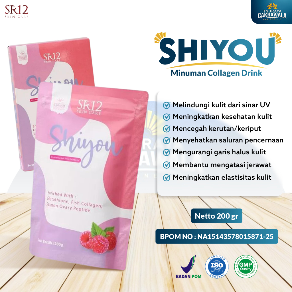 

Minuman Serbuk Kolagen Shiyou Collagen Drink SR12 Pencerah Kulit Sehat Seperti Bayi Mencerahkan Skincare Herbal Aman Bumil Busui Original BPOM