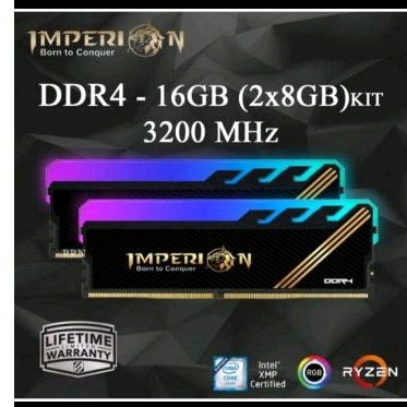 RAM IMPERION RGB DDR4 16GB (2x8GB) 3200Mhz