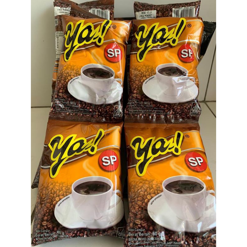 

kopi bubuk Ya Sp 60gr satu renteng isi 10 sachet