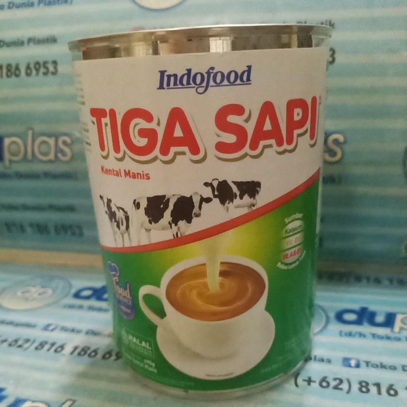 

Susu Tiga Sapi Indofood Krimer Kental Manis 3 Sapi 490 gram