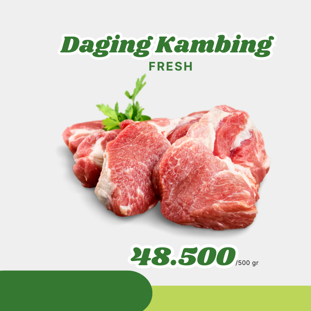 

Daging kambing fresh halal