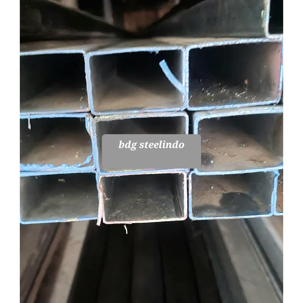 Holo hitam 1,5x3 FULL / Besi hollow 15x30 / Pipa Stall Rangka Atap