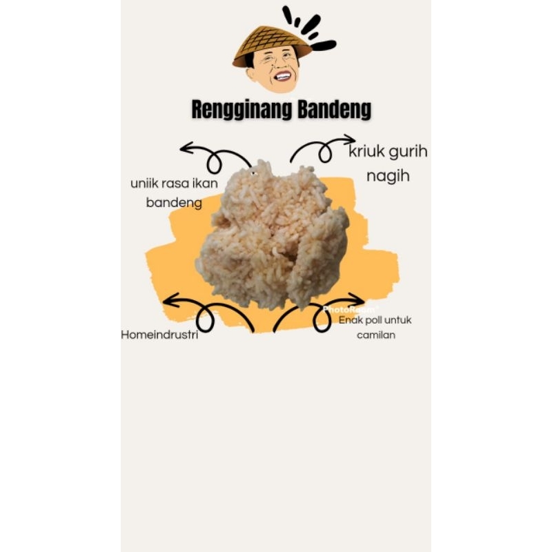 

RENGGINANG BANDENG 250 G(OLEH-OLEH SURABAYA)