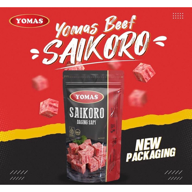 

daging sapi saikoro & ayam 500g