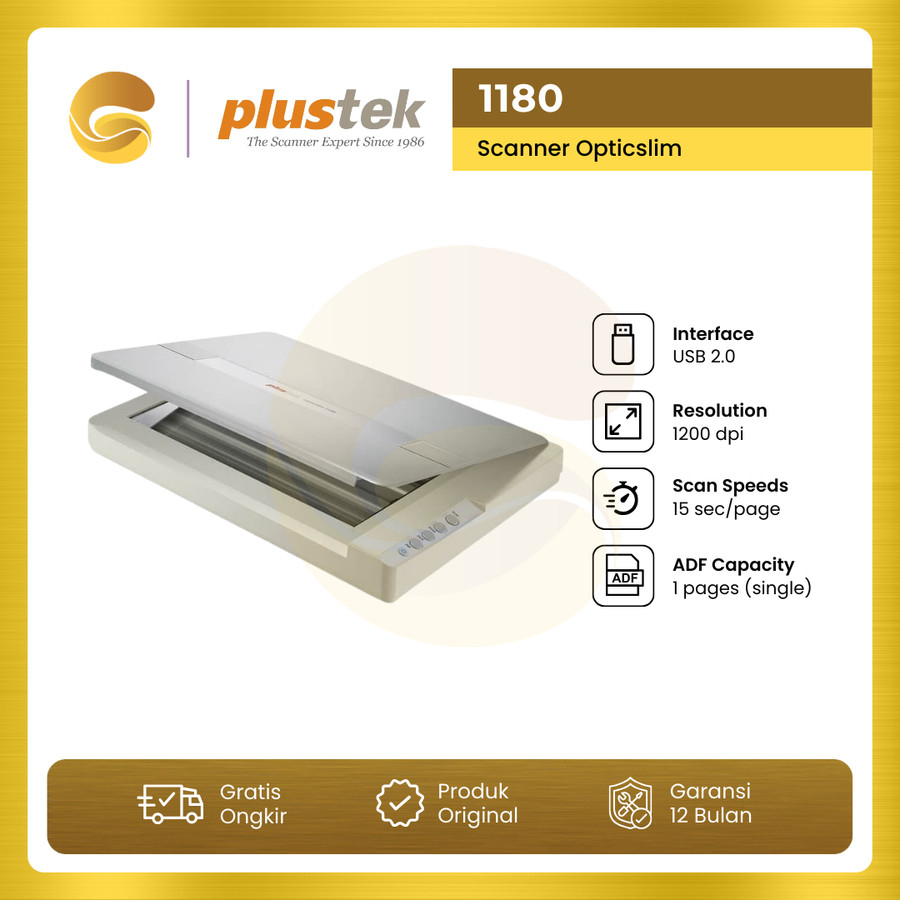 PLUSTEK Scanner Opticslim 1180