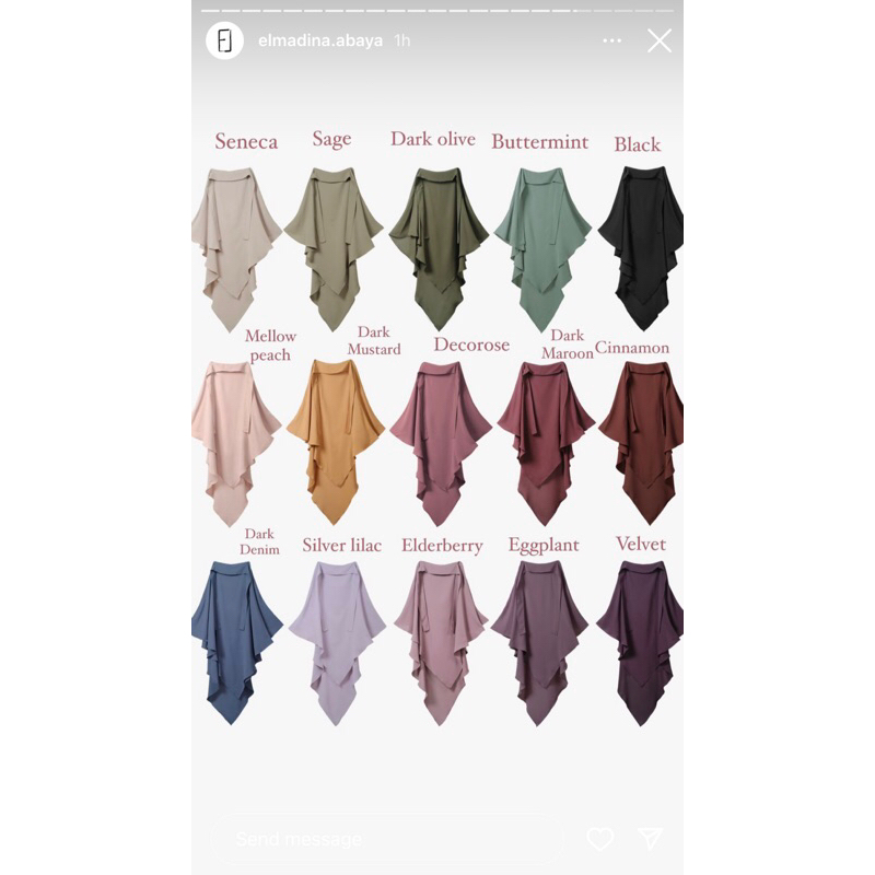FK Huda by Elmadina Abaya