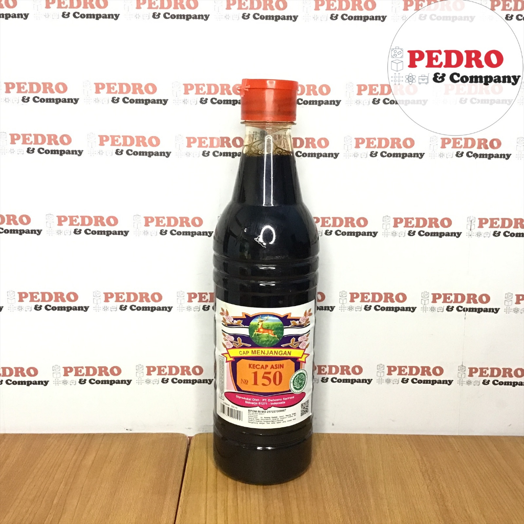 

Kecap asin no 150 cap menjangan - 600 ml (botol besar plastic)