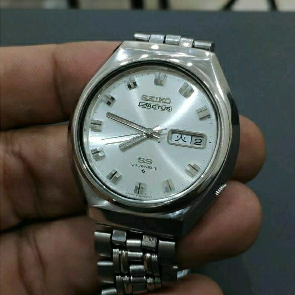 SEIKO 5 ACTUS SS 23J JDM REF. 6106-8680 Circa 1974
