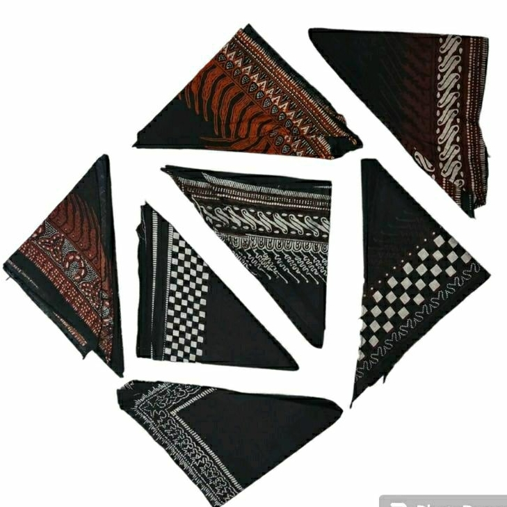 COD  Iket Segitiga Batik / Udeng Segitiga Batik / Iket Segitiga Motif Batik