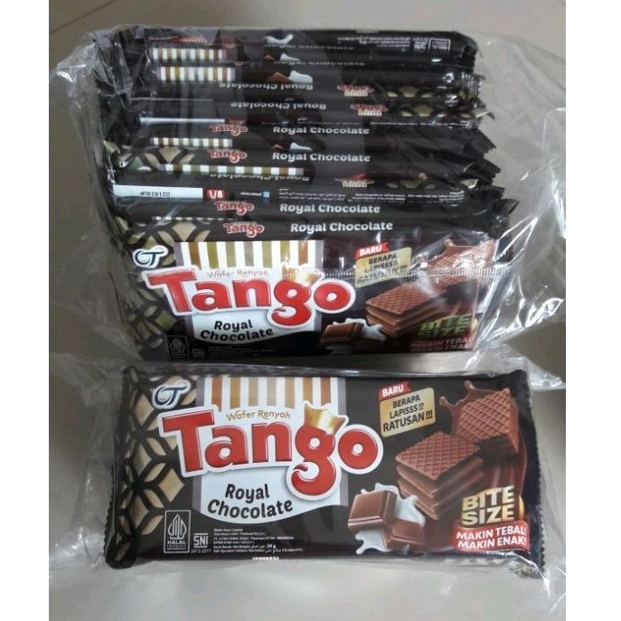 

Wafer Renyah TANGO (10pc) | ROYAL CHOCOLATE