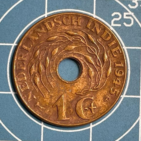 Uang Koin Netherlands East Indies 1 Cent 1936-1945