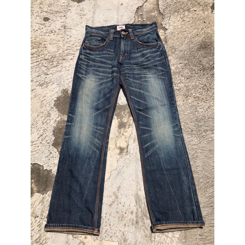 Edwin No. 411XVS Japanese Denim Fading Faded Black Classic